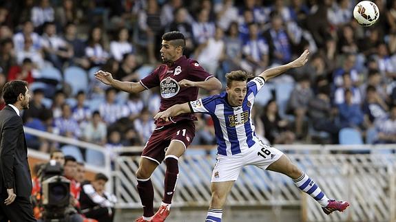 El Dépor sale del descenso tras remontar gol de la jornada de 'Chory' Castro