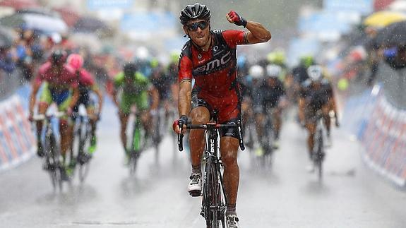 Contador amplía su ventaja y Gilbert gana en Monte Berico