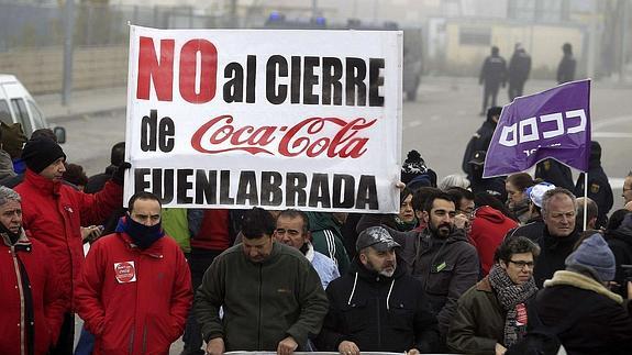 Coca Cola readmite a los empleados de Fuenlabrada, pero la planta será sólo logística