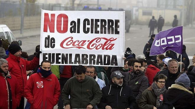 Coca Cola readmite a los empleados de Fuenlabrada, pero la planta será sólo logística