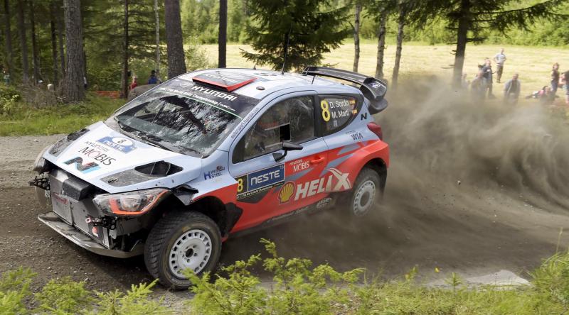 Dani Sordo termina el Rally de Finlandia en undécima posición