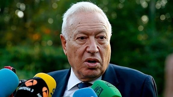 Margallo, sobre su debate con Junqueras, dice que «nunca» hace nada sin hablar con Rajoy