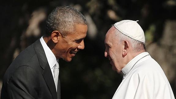 El Papa, a Obama: «Yo soy hijo de una familia de inmigrantes»