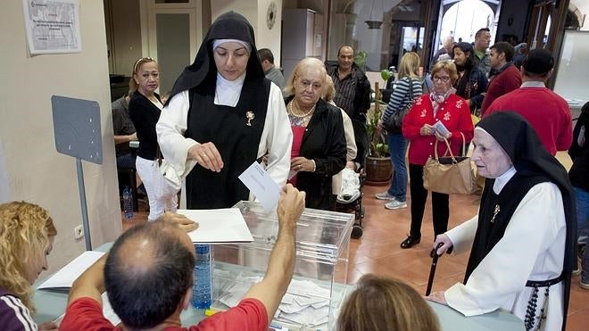 Cambiazo en el colegio electoral