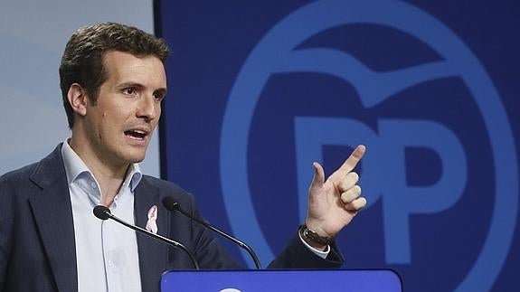 Casado: «Todo el PP y el Gobierno está con Mariano Rajoy»