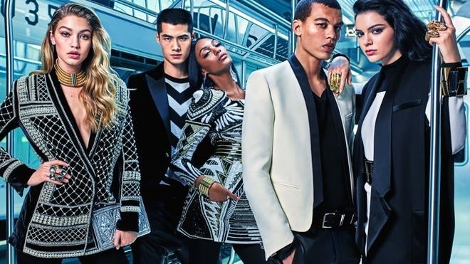 Balmain x H&M;, disponible a partir de mañana