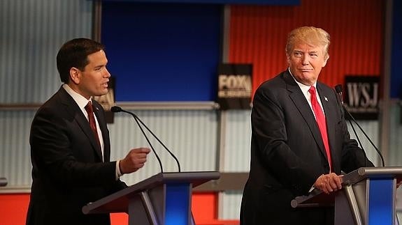 Rubio y Cruz brillan en un debate al que sobrevive Bush