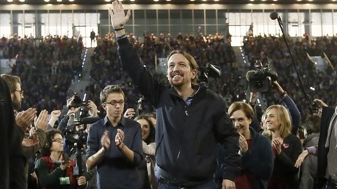 Pablo Iglesias reúne a 11.000 personas en el mitin más multitudinario de la campaña