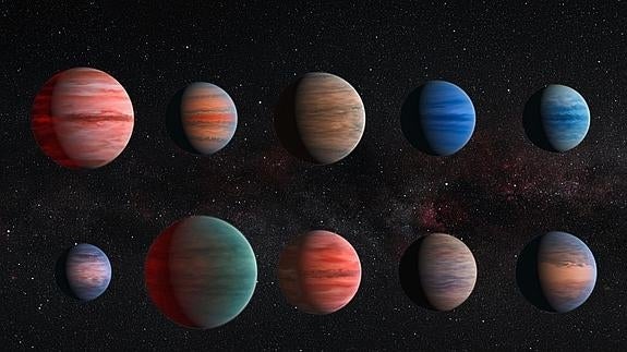 Las nubes y brumas podrían explicar la falta de agua en algunos exoplanetas