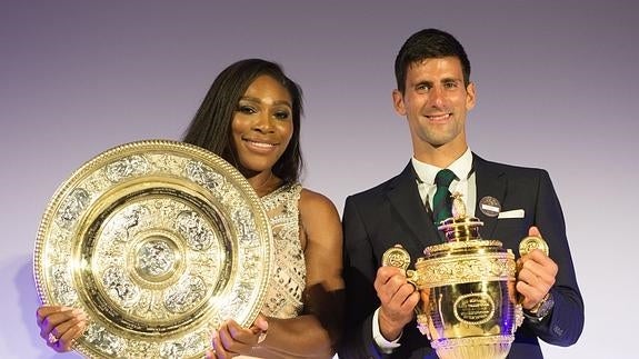 Serena Williams y Novak Djokovic, jugadores del año de la ITF