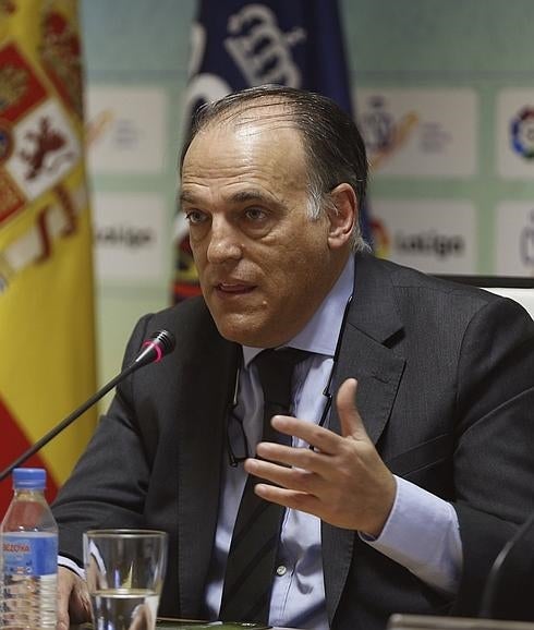 Tebas: «No me gustaba ningún candidato a la presidencia de la FIFA»