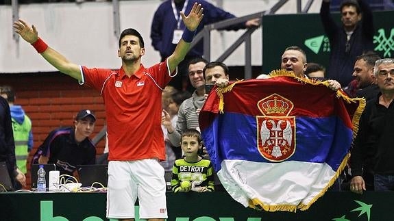 La Serbia de Djokovic jugará en cuartos ante la Gran Bretaña de Murray