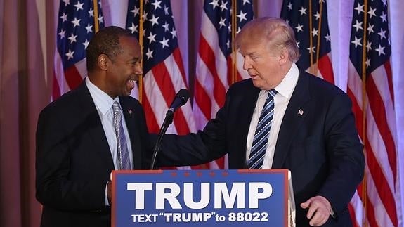 Carson entierra el «hacha de guerra» y se suma a las filas de Trump