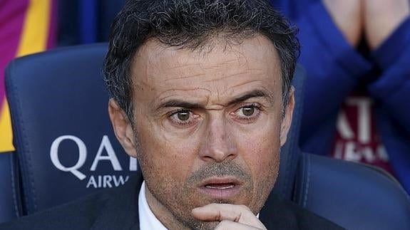 Luis Enrique: «El único problema es que no tengo minutos para todos, es un hándicap»