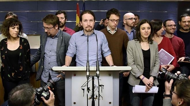 Podemos consultará a las bases el Gobierno basado en el pacto de PSOE y Ciudadanos