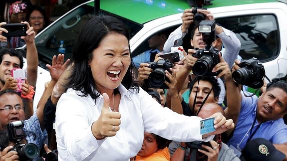 Keiko Fujimori gana las elecciones peruanas pero irá a la segunda vuelta