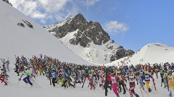 La despedida más loca sobre la nieve