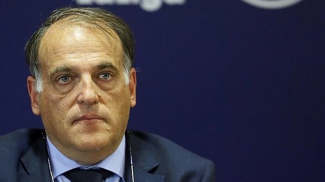 Tebas: «La UEFA podía haber evitado una final española en el sorteo»