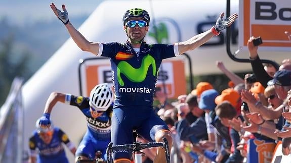 Alejandro Valverde gana la Flecha Valona por cuarta vez