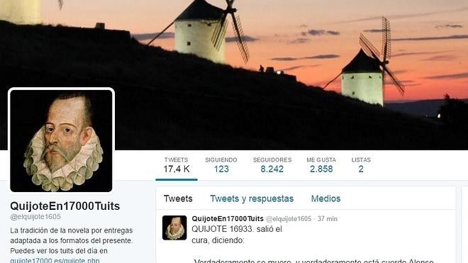 El Quijote, tuit a tuit