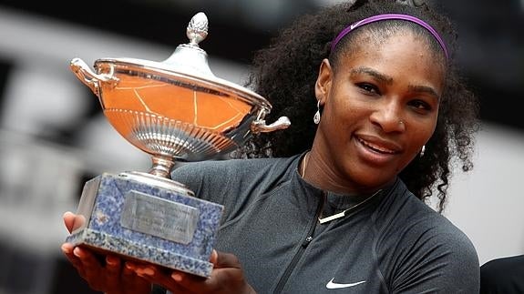 Serena Williams conquista por cuarta vez el Torneo de Roma