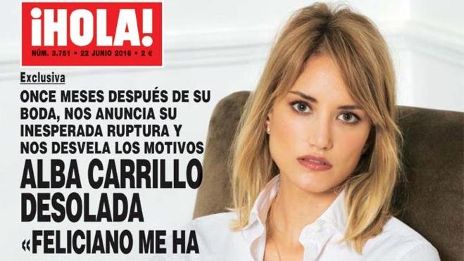 Feliciano López pide el divorcio a Alba Carrillo