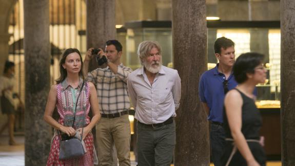 Harrison Ford y Calista Flockhart visitan la Alhambra de Granada