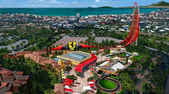 Ferrari Land abrirá sus puertas en abril de 2017 en Tarragona