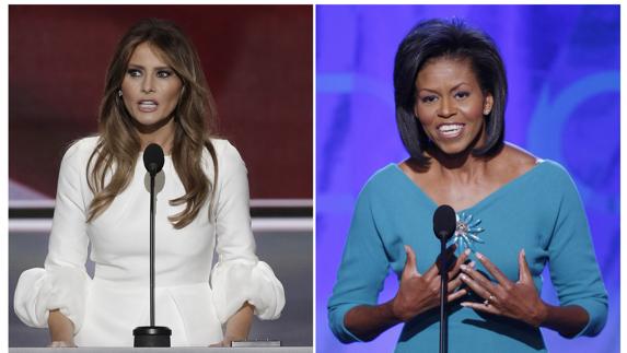 La autora del discurso de Melania Trump se disculpa por «citar frases» de Michelle Obama