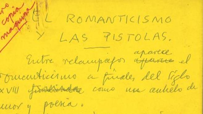 La Biblioteca Nacional compra un lote de manuscritos de Gómez de la Serna