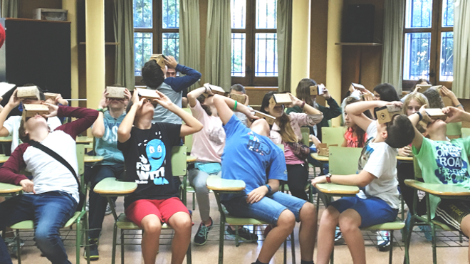 La realidad virtual llega al colegio