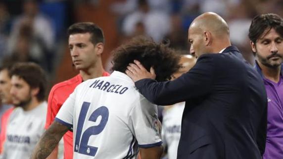 Zidane también pierde a Marcelo