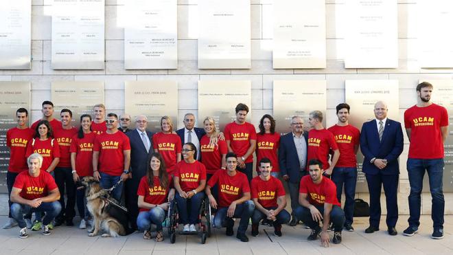 Homenaje a los medallistas de Río del proyecto COE-UCAM