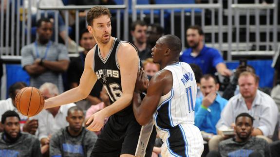 Pau Gasol y Ricky Rubio destacan en los triunfos de los Spurs y de los Timberwolves