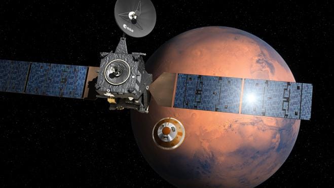 La sonda Schiaparelli ha tocado suelo en Marte pero «no emite señales»