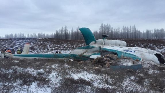 Mueren 19 personas al estrellarse un helicóptero militar en Siberia