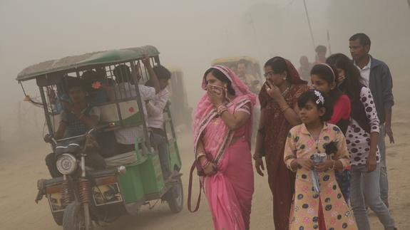 Nueva Delhi, tres días sin escuela por la contaminación del aire