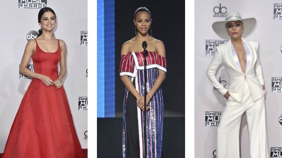 Las mejor vestidas de los American Music Awards