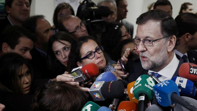 Rajoy acoge el pacto entre el PNV y el PSE: «El PP no lo ha firmado porque no ha sido invitado»