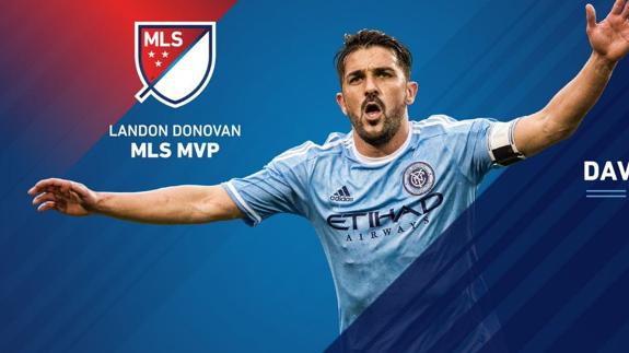 David Villa, elegido mejor futbolista de la MLS