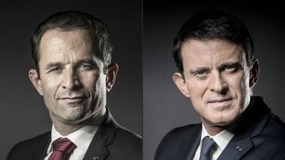 Hamon y Valls se disputarán en segunda vuelta el liderazgo del socialismo francés