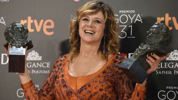 El doblete de Emma Suárez en los Goya: «Estoy en una nube»