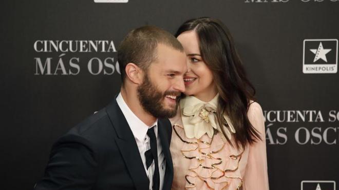 Más amor que sexo en el preestreno de '50 sombras más oscuras'