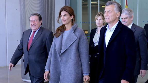 El Rey recibe a Macri en el arranque de su visita de Estado