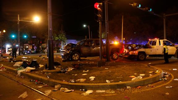 Identificado el conductor ebrio que atropelló de 28 personas en el carnaval de Nueva Orleans