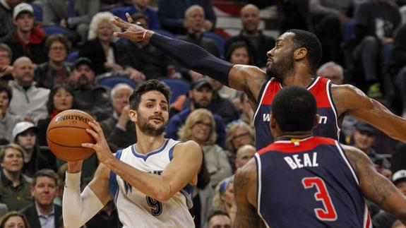 'Dobles-dobles' de Rubio, Mirotic y Pau Gasol y triunfos de Marc Gasol y Juancho