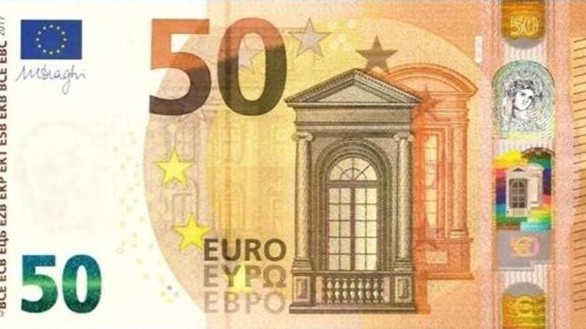 Así son los nuevos billetes de 50 euros que empiezan a circular hoy