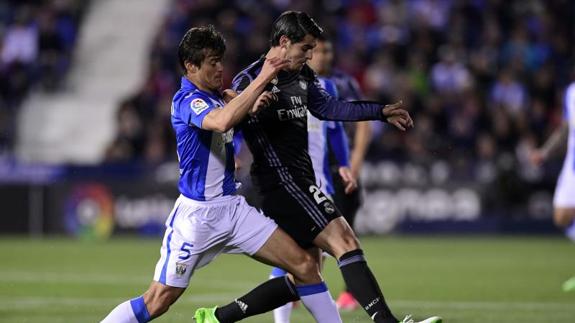 Morata y Asensio se reivindican en la 'feria' de Butarque