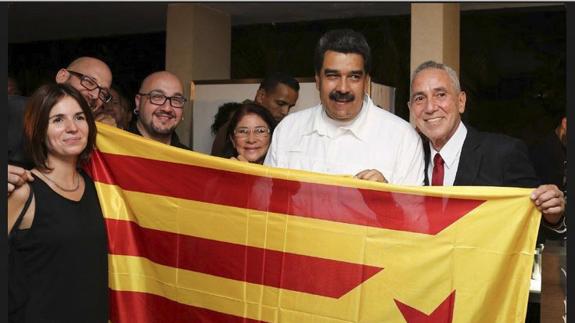 El Gobierno sobre la 'estelada' de Maduro: «Retrata muy bien a los protagonistas»