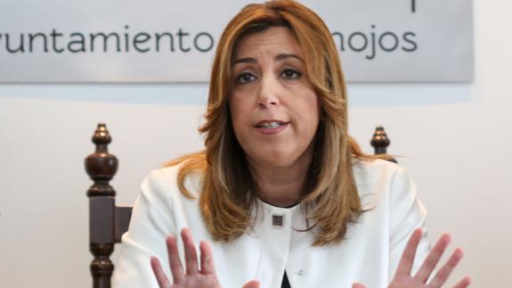 Susana Díaz: «Quiero arrasar luego, en las elecciones, para abrir un nuevo tiempo en España»